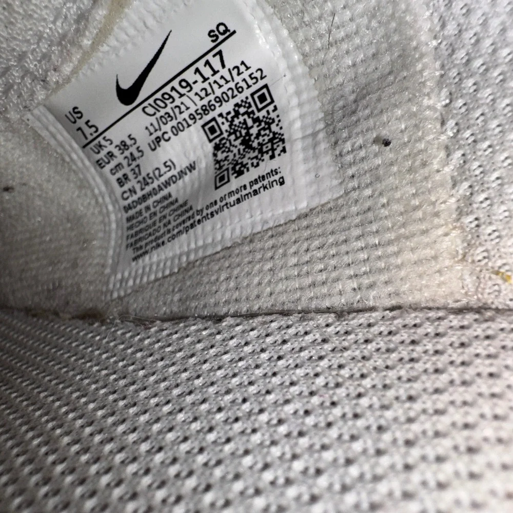 Nike Air Force 1 Shadow‎ Low Top Womens Shoes White Mint Pink Sz 7.5